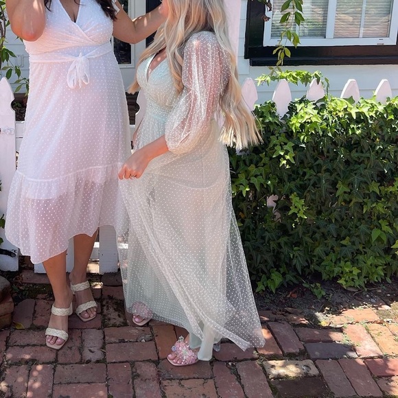 Mint Green Tea Party Dress - Picture 3 of 6